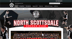 Desktop Screenshot of northscottsdalesoccerclub.com